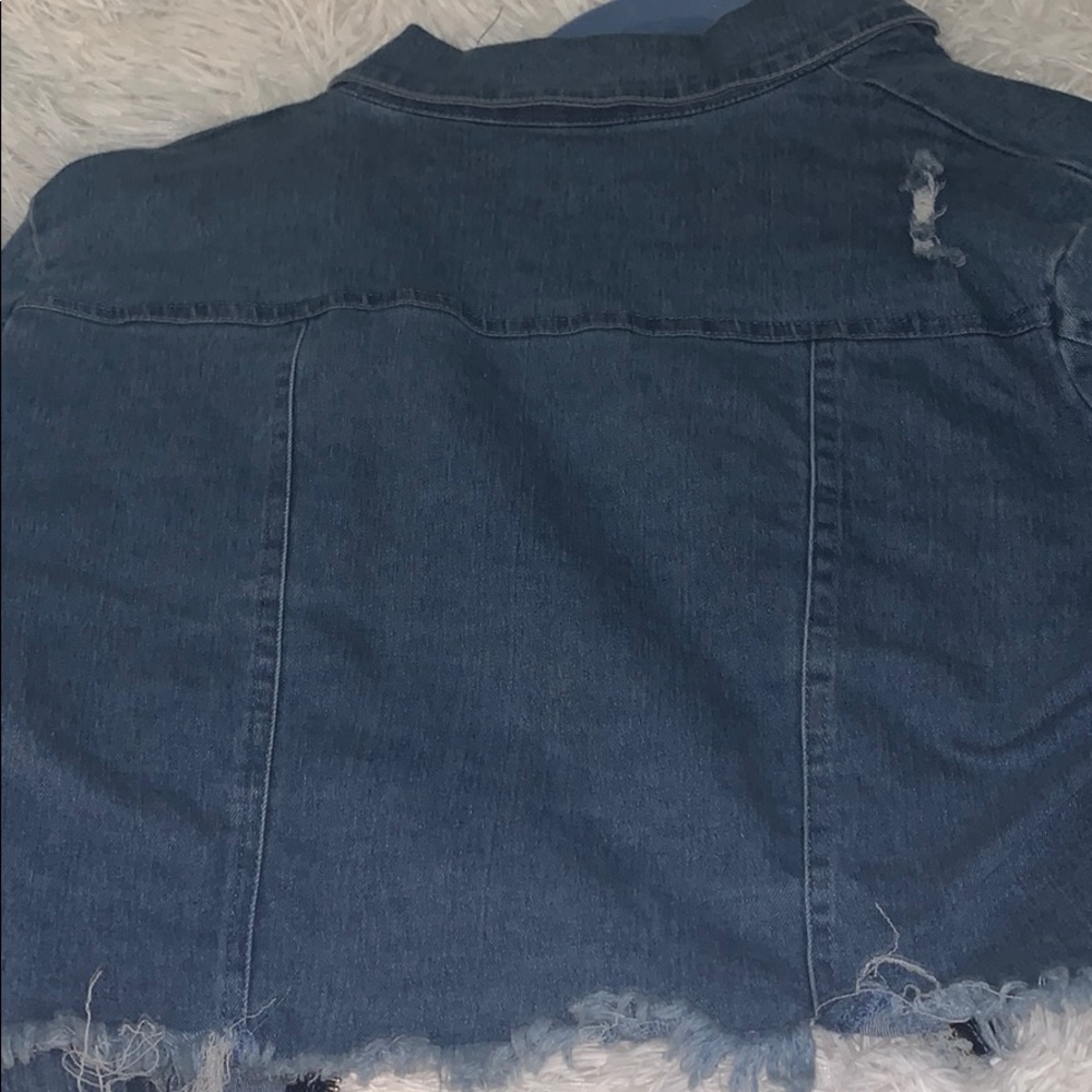 Crop denim jacket - Picture 4 of 4